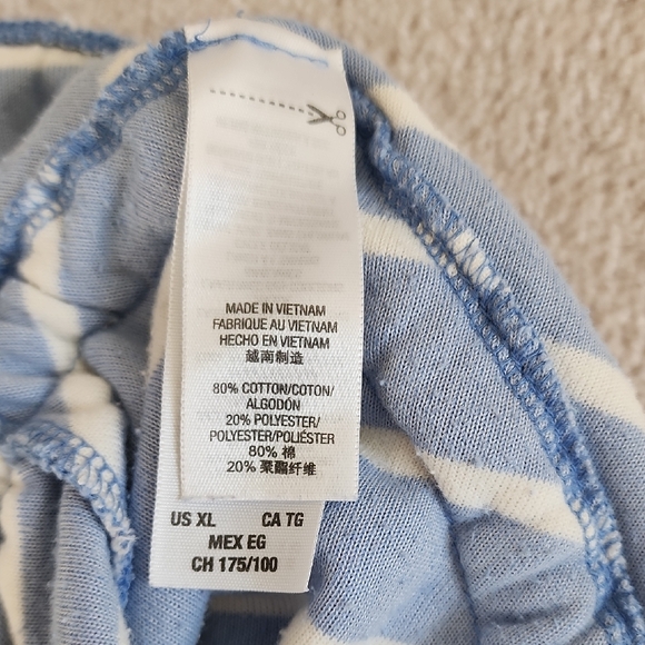 Juicy Couture VINTAGE Blue and White Striped Romper Y2K WORN 3 TIMES! - Picture 7 of 7